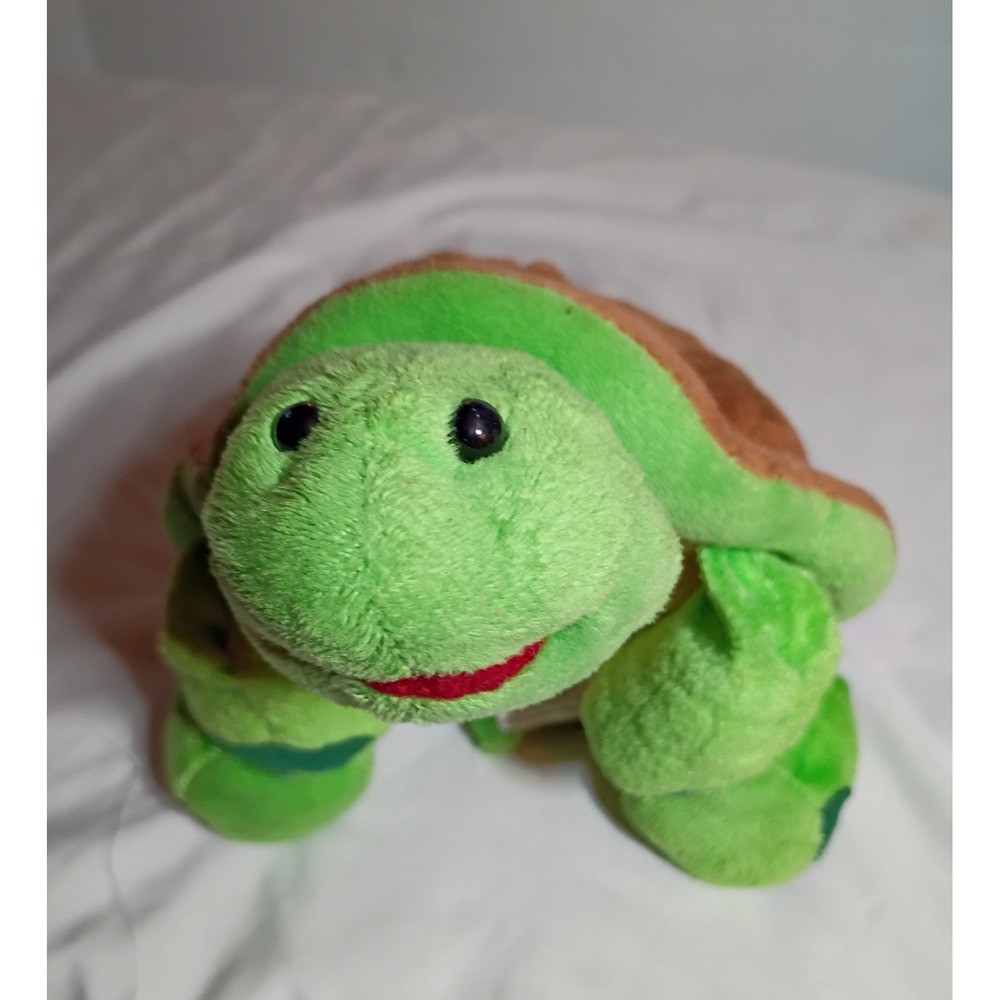 Ganz Webkinz Turtle Green Brown Shell Plush Stuffed Animal Toy W Logo HM110